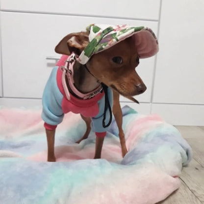 Dog Baseball Cap Adjustable Dog Outdoor Sport Sun Protection Baseball Hat Cap Visor Sunbonnet Outfit for Puppy Small Dog Pet Cat