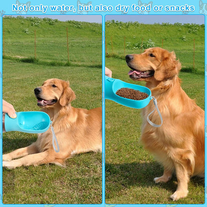 550Ml Pet Portable Water Bottle Puppy Dog Cat Cup Drinking Travel Outdoor Feeder