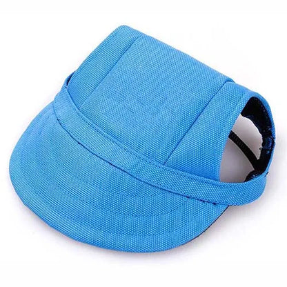 Dog Baseball Cap Adjustable Dog Outdoor Sport Sun Protection Baseball Hat Cap Visor Sunbonnet Outfit for Puppy Small Dog Pet Cat