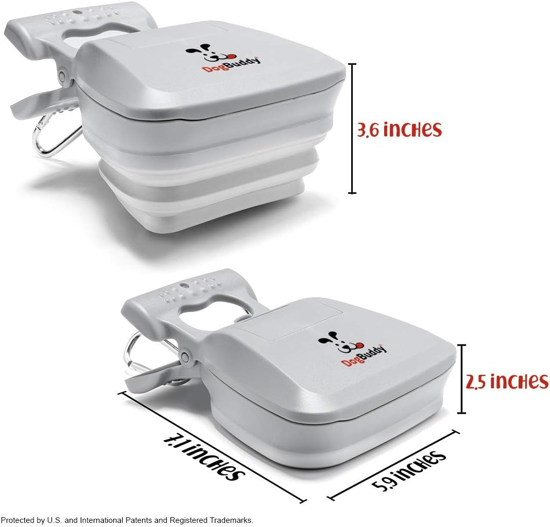 New Pooper Scooper - Small, Medium or Large Dog Pooper Scooper - Portable Poop Scoop - Dog Poop Scooper with Waste Bag Dispenser - Large - Mist